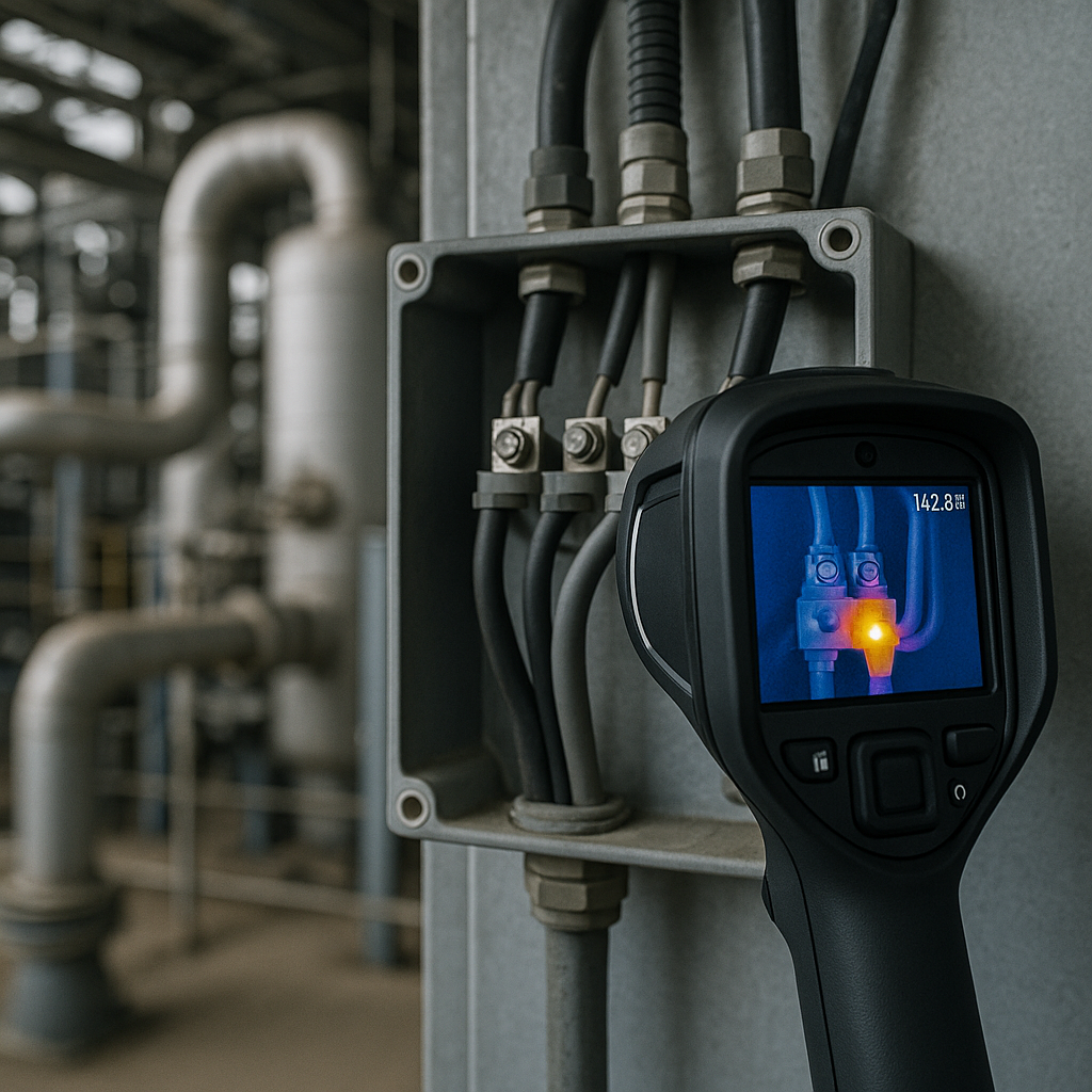 Thermografische inspectie van elektrische verbindingen