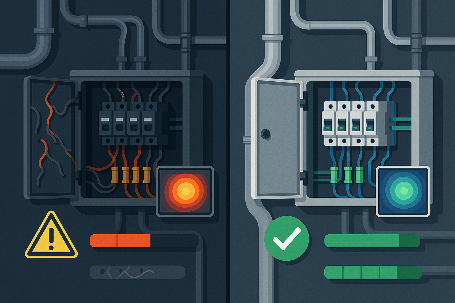 Jurado Elektrotechniek aan het werk